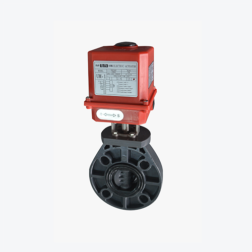 UNI-D電動PVC蝶閥